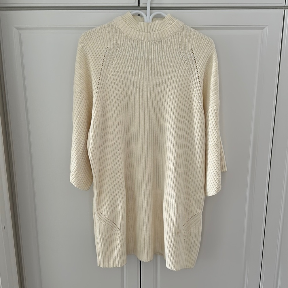 ASOS trumpet sleeves sweat-dress